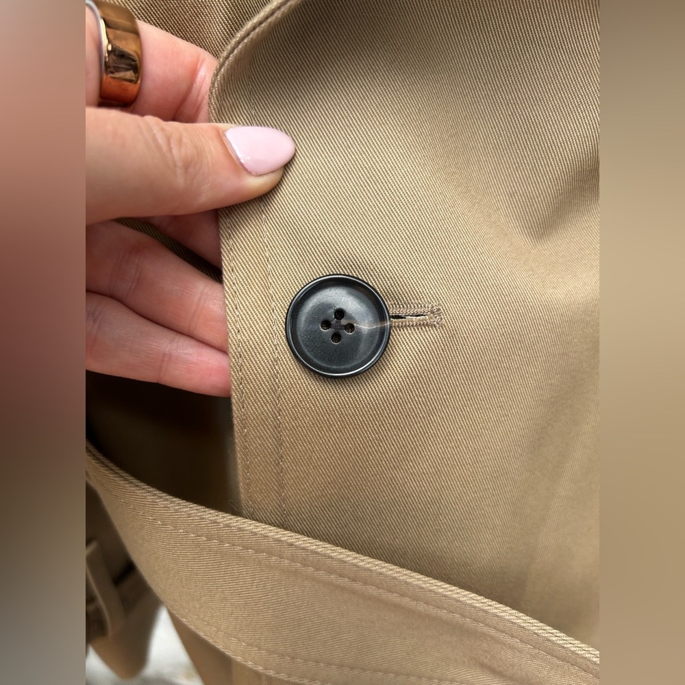 FRAME The Swing Trench Jacket in Desert Tan - Picture 12 of 16